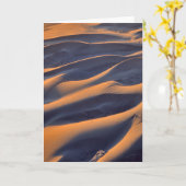 Sanddüne Abstrakt Karte (Gelbe Blume)