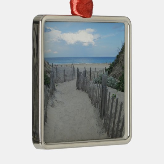 Sanddüne-Block-Insel Ornament Aus Metall (Rechts)