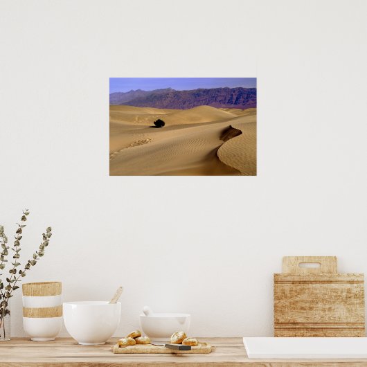 Sanddüne im Death Valley Poster (Küche)