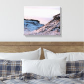 Sanddüne im Foto von Dusk auf einem Leinwanddruck (Insitu (Schlafzimmer))