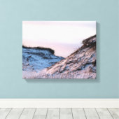Sanddüne im Foto von Dusk auf einem Leinwanddruck (Insitu (Holzboden))