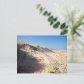 Sanddüne Postkarte (Stehend Vorderseite)