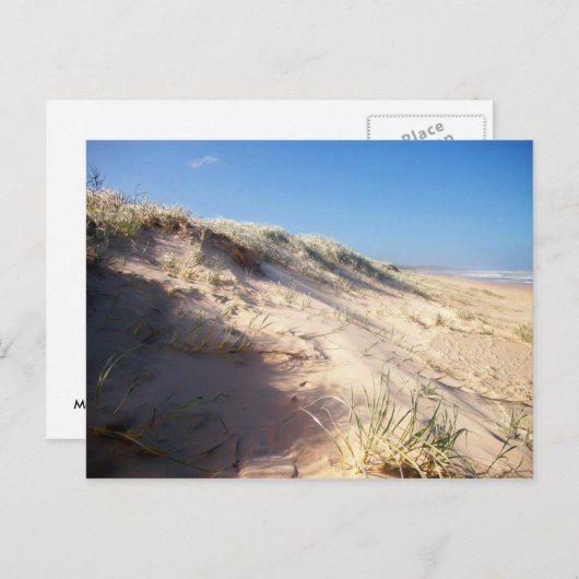 Sanddüne Postkarte (Vorne/Hinten)