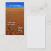 "Sanddüne" Visitenkarte (Vorne/Hinten)