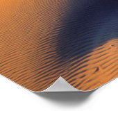 Sanddünen-Abstrakt Poster (Ecke)
