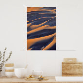 Sanddünen-Abstrakt Poster (Küche)