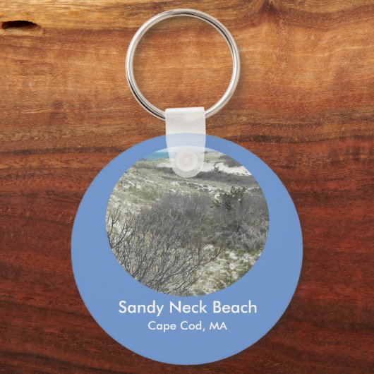 Sanddünen am Sandy Neck Beach Schlüsselanhänger (Vorderseite)