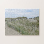 Sanddünen an Nauset Strand, Cape Cod Puzzle (Horizontal)