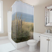 Sanddünen durch den Ozean Duschvorhang (Beispiel)