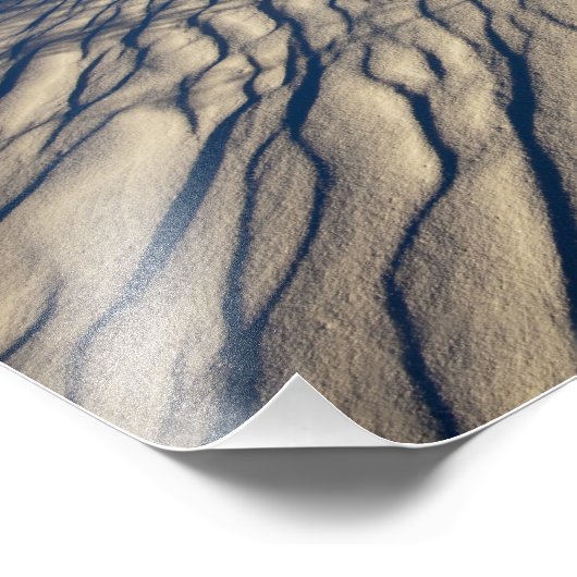 Sanddünen im Nationaldenkmal der weißen Sande in 3 Fotodruck (Ecke)