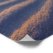 Sanddünen im Nationaldenkmal des weißen Sandes in  Poster (Ecke)