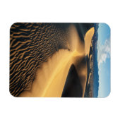 Sanddünen im Todestal, CA Magnet (Horizontal)