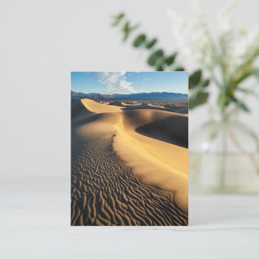 Sanddünen im Todestal, CA Postkarte (Stehend Vorderseite)
