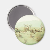 Sanddünen im Todestal Magnet (Vorderseite/Rückseite)