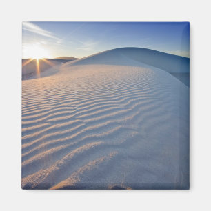 Sanddünen im White Sands National Monument in 5 Magnet