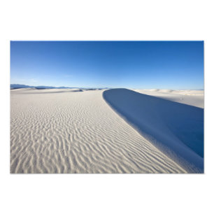 Sanddünen im White Sands National Monument in Fotodruck