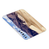 Sanddünen in der Nähe des Klosters Samye - Tibet Magnet (Rechte Seite)