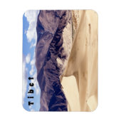 Sanddünen in der Nähe des Klosters Samye - Tibet Magnet (Vertikal)