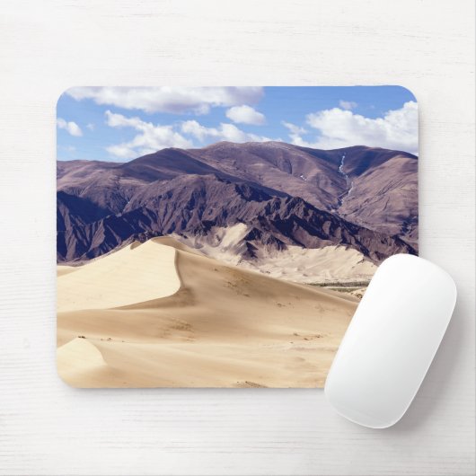 Sanddünen in der Nähe des Klosters Samye - Tibet Mousepad (Mit Mouse)