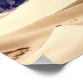 Sanddünen in der Nähe des Klosters Samye - Tibet Poster (Ecke)