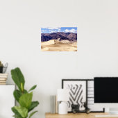 Sanddünen in der Nähe des Klosters Samye - Tibet Poster (Heimbüro)