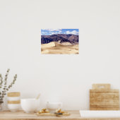 Sanddünen in der Nähe des Klosters Samye - Tibet Poster (Küche)
