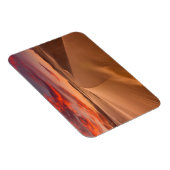 Sanddünen in der Wüste bei Sonnenuntergang Magnet (Rechte Seite)