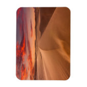 Sanddünen in der Wüste bei Sonnenuntergang Magnet (Vertikal)