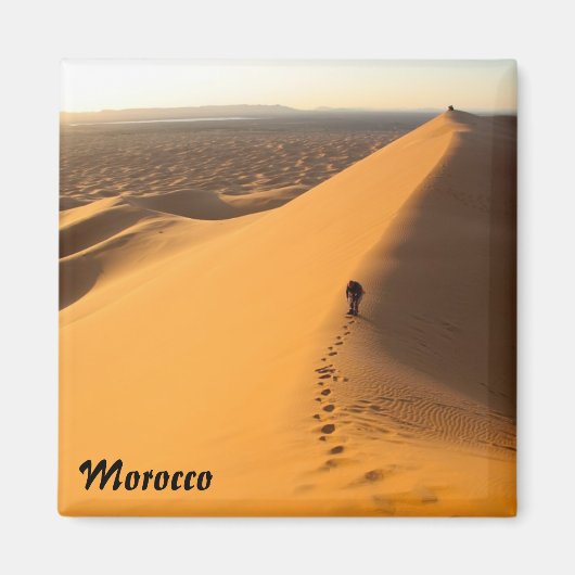 Sanddünen in Marokko Magnet (Vorne)