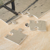 Sanddünen mit Holzzaun Puzzle (Seite)