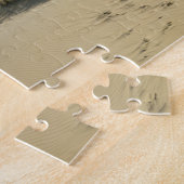 Sanddünen mit Holzzaun Puzzle (Seite)