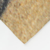 Sanddünen mit Sandstrand Fleecedecke (Ecke)