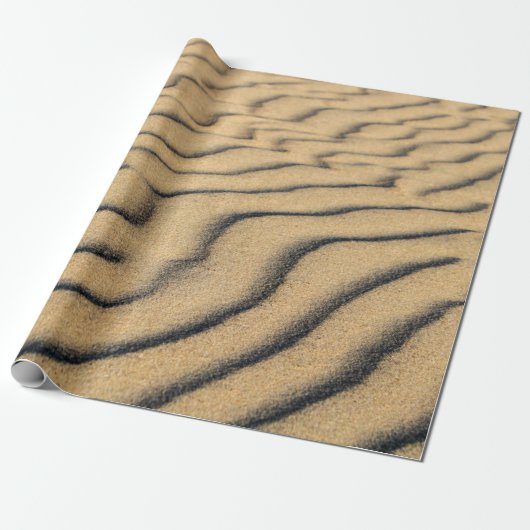 Sanddünen mit Sandstrand Geschenkpapier (Ungerollt)
