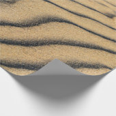 Sanddünen mit Sandstrand Geschenkpapier (Ecke)