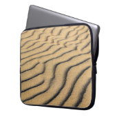 Sanddünen mit Sandstrand Laptopschutzhülle (Vorderseite Links)