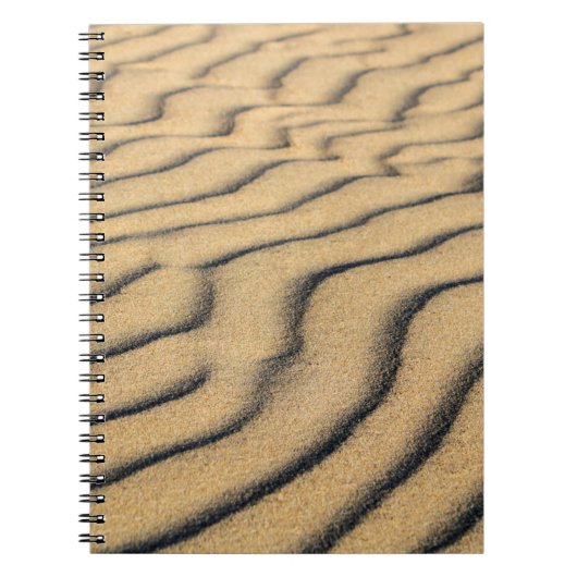 Sanddünen mit Sandstrand Notizblock (Vorderseite)