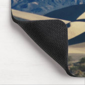 Sanddünen mit Schatten in Death Valley Mousepad (Ecke)
