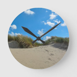 Sanddünen Runde Wanduhr