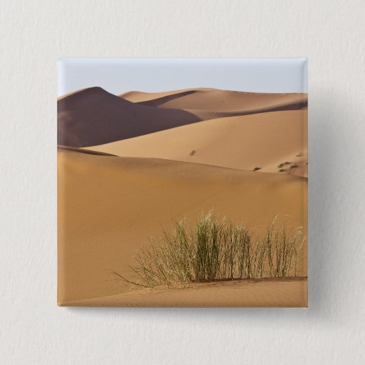 Sanddünen, Sahara-Wüste, Marokko Button (Vorderseite)