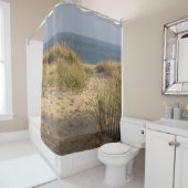 Sanddünen und Meerblick Duschvorhang (Beispiel)