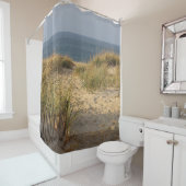 Sanddünen und Meerblick Duschvorhang (Beispiel)
