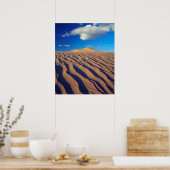 Sanddünen und Wolken Poster (Küche)