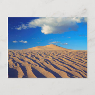 Sanddünen und Wolken Postkarte