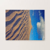 Sanddünen und Wolken Puzzle (Horizontal)