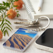Sanddünen und Wolken Schlüsselanhänger (Vorderseite rechts)