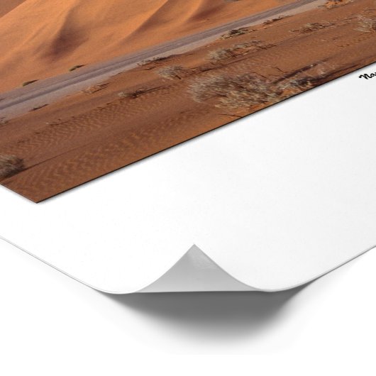 Sanddünen von Sossussvlei Poster (Ecke)