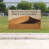 Sanddünen Wüste Landschaft benutzerdefinierter Tex Banner (Insitu)
