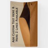 Sanddünen Wüste Landschaft benutzerdefinierter Tex Banner (Vertikal)