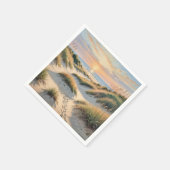 Sanddünenfußabdrücke Serviette (Ecke)