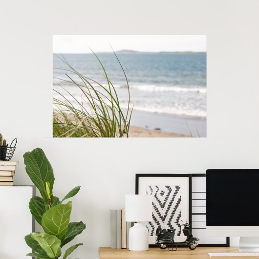 Sanddütengras-View-Poster Poster (Heimbüro)